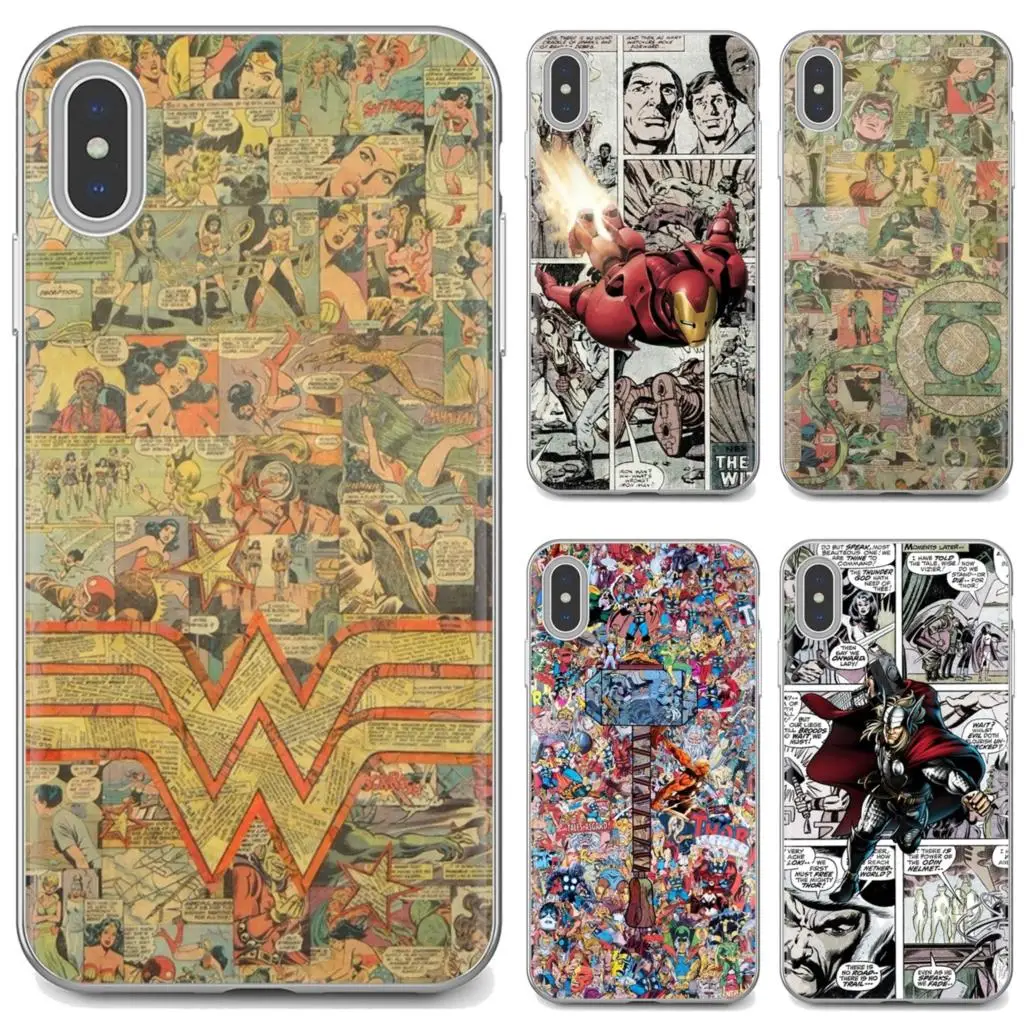 Мягкий чехол сумка комикс Супер Герои Тор Доктор Кто для HTC U11 U12 One X9 M7 M8 A9 M9 M10 Plus