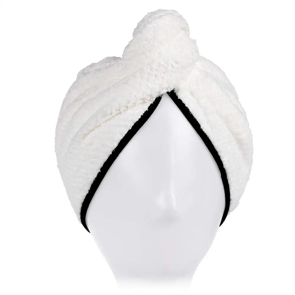 Быстросохнущее полотенце для волос с оберточными салфетками женщин тюрбан