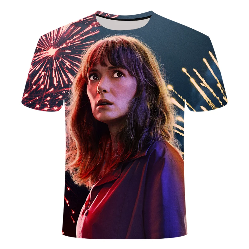 Футболка детская с 3D принтом очень странные дела|Мужские футболки| |