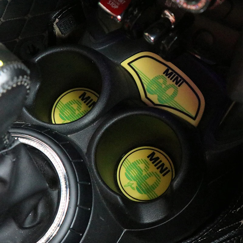 Стайлинг автомобиля чашка кофейный коврик подставка 60 лет на годовщину для Mini