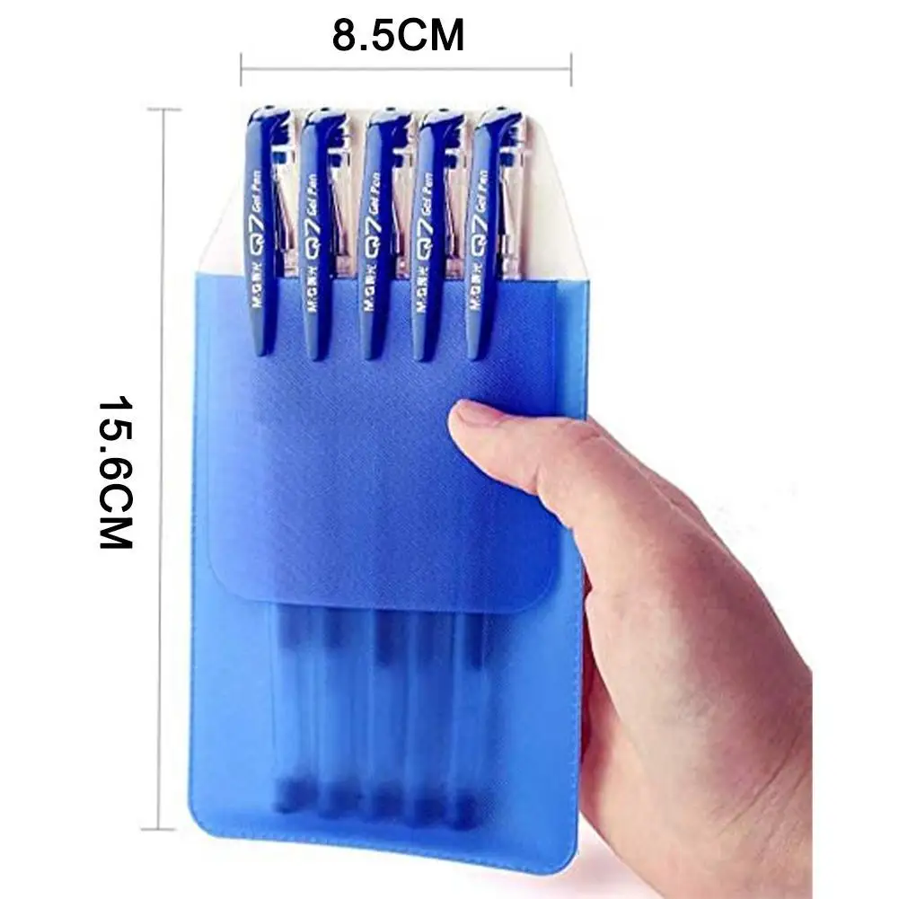 

1PC Colorful pen Pocket PVC Protector Leak-Proof Ink Nurses Doctors Bag Hospital Sleeve Storage Supplie Office Pen For Pen F0R1