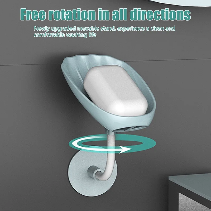 Новинка настенная двухцелевая мыльница для ванной комнаты держатель мыла