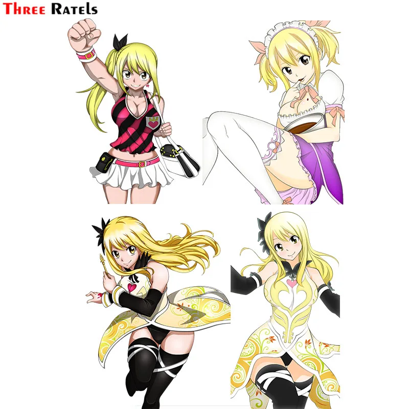 

Бикини три Ratels F218 с Люси сердцефилией, аниме, сказочный хвост для Yamaha, мотоциклетные наклейки, украшение для автомобиля, наклейки для ноутбу...