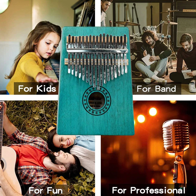 Kalimba 17 клавиш красное дерево большой палец пианино Mbira музыкальный автомат