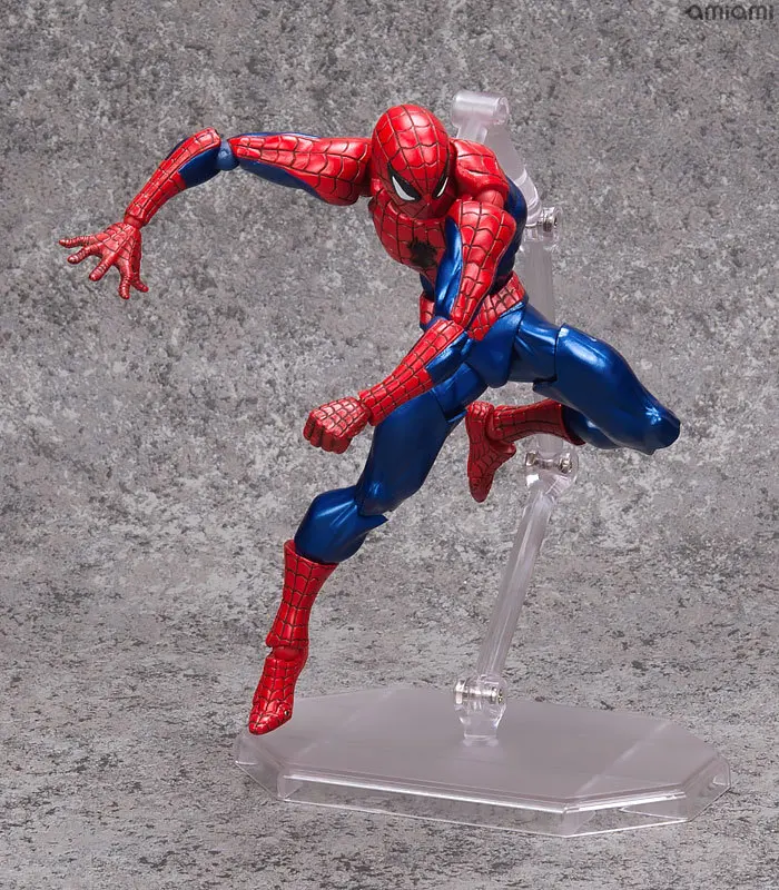 16cm Disney Marvel The Avengers Super Hero Spiderman Action Figures Toys Amazing BJD Spider Man Model Boxed Gifts for Kids Boy |