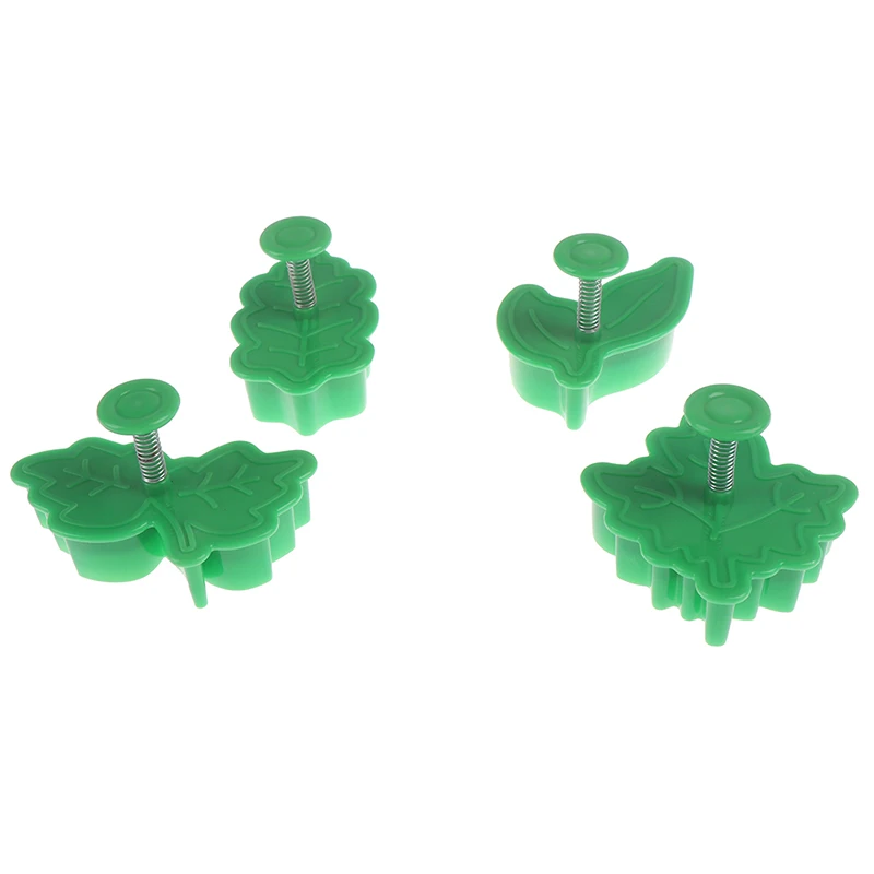 4 шт./компл. пластиковые формочки для печенья в форме листьев сделай сам помадная