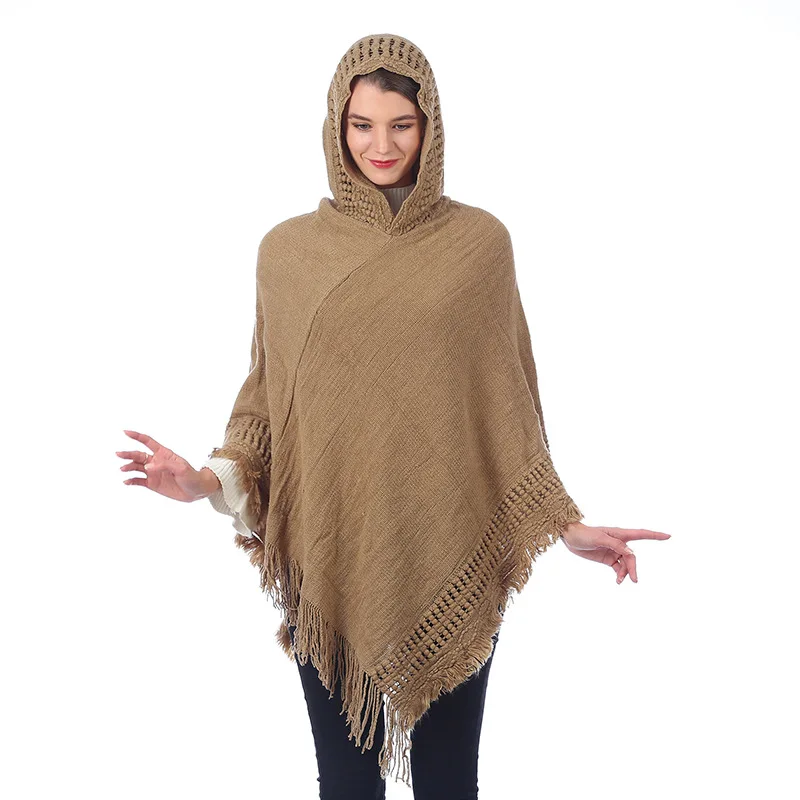 

Новая женская накидка с кисточками, искусственная Женская одежда, женский шарф