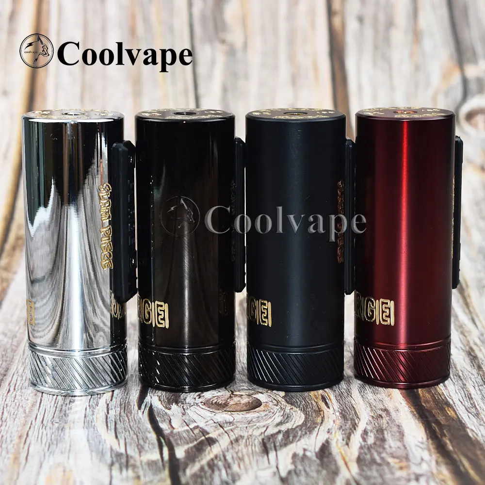 

coolvape slam piece Mechanical Mod vape 18350 18650 20700 21700 battery brass 30mm diamater Electronic cigarette mech mods