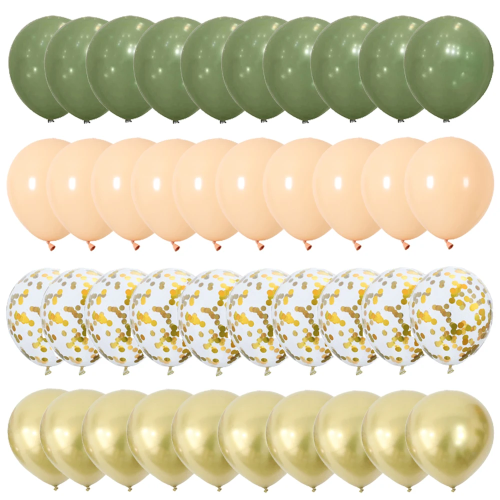 40 шт. Ретро зеленый жемчуг цвет белого золота фотообои для свадьбы детского