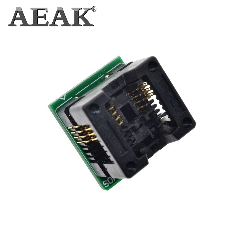 AEAK SOIC8 SOP8 К DIP8 широкое сиденье 200 мил программист адаптер гнездо синий