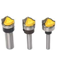 1pc 6 14 8mm 12 faux panel ogee router bit arc shaped riving bit tungsten carbide woodworking milling cutter for wood mc01016