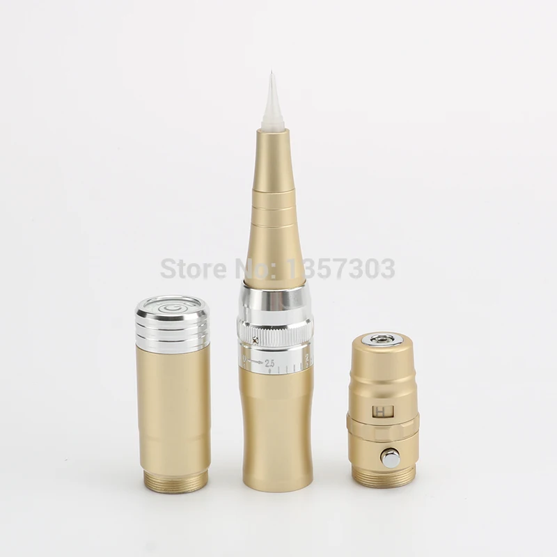 Новинка 2017 профессиональная микро-игла JS Color Golden с портативной батареей