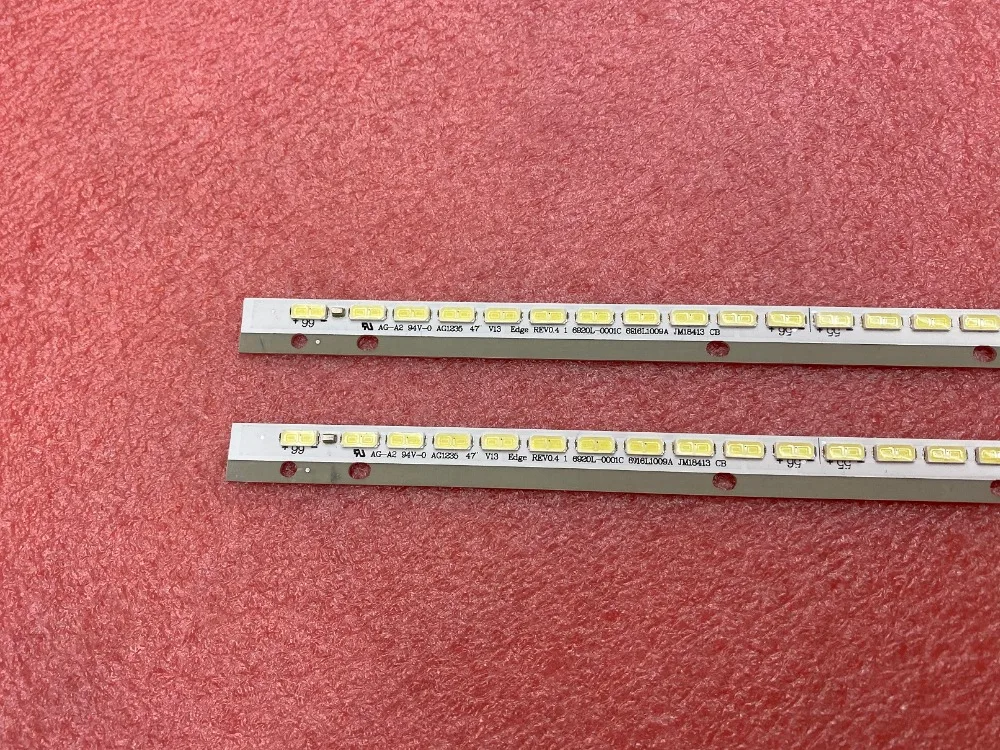 Новинка из 2 предметов* 66 светодиодный 597 мм светодиодный подсветка полосы 4" V13 6920-0001C 6916L1009A 6916L1009B для KDL-47R500A 6922L-0043A 0065A