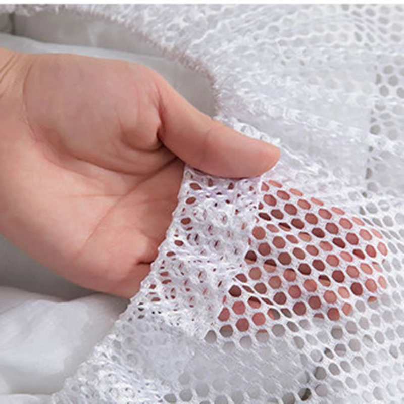 

Hot Large Mesh Laundry Bag with Drawstring Durable Nylon Washing Bag for Storage Garments Lingerie 3 Sizes 2 Mesh N66