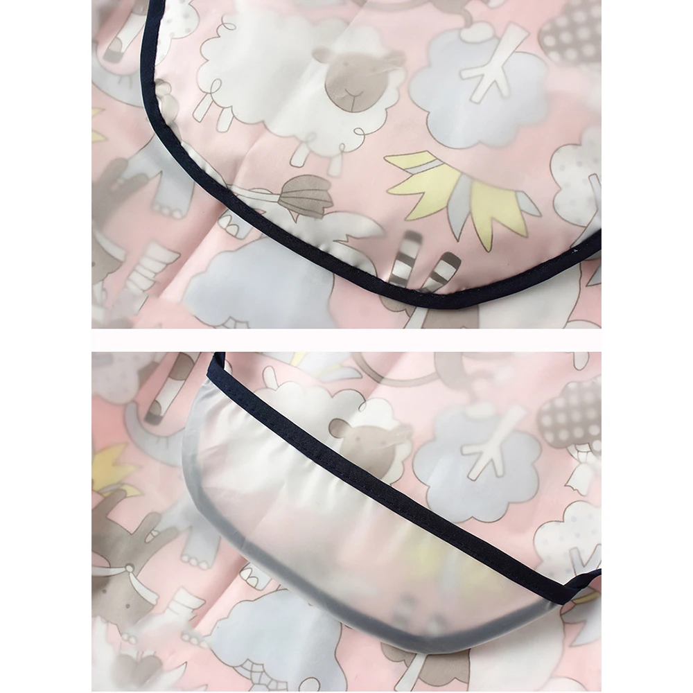 Babero impermeable para beb&eacute;, delantal de manga larga, arte, protecci&oacute;n del pecho, alimentaci&oacute;n-4