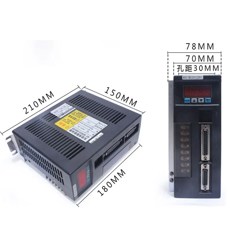 Серводвигатель переменного тока 220 в 750 Вт 90ST-M02430 3000 об/мин 2 4 Н. М. 0.75KW сервомотор