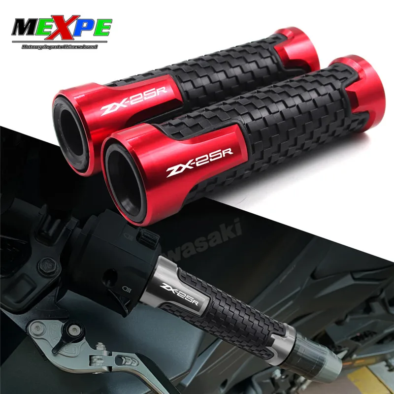 

Motorcycle universal handle rubber sleeve suitable for Kawasaki zx-25r ZX-25R 2020 2021 2022 aluminum alloy rubber non-slip