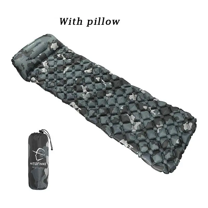 Zerbino Gonfiabile di Campeggio Esterna treccia Ultralight Letto Aria Portatile Sacco A Pelo Tenda Pad |