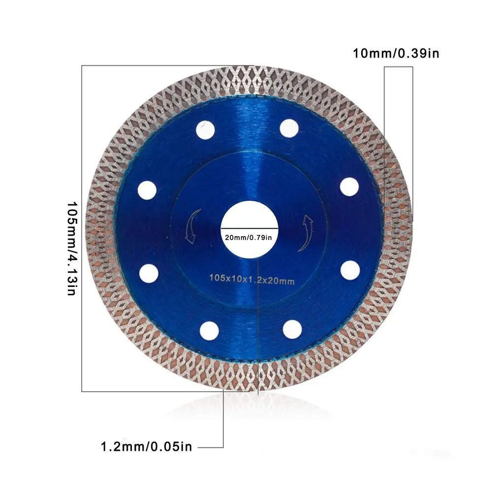 

Turbo Diamond Saw Blade Disc Porcelain Tile Ceramic Granite Marble Cutting Blades For Angle Grinder Diamond Saw Blade