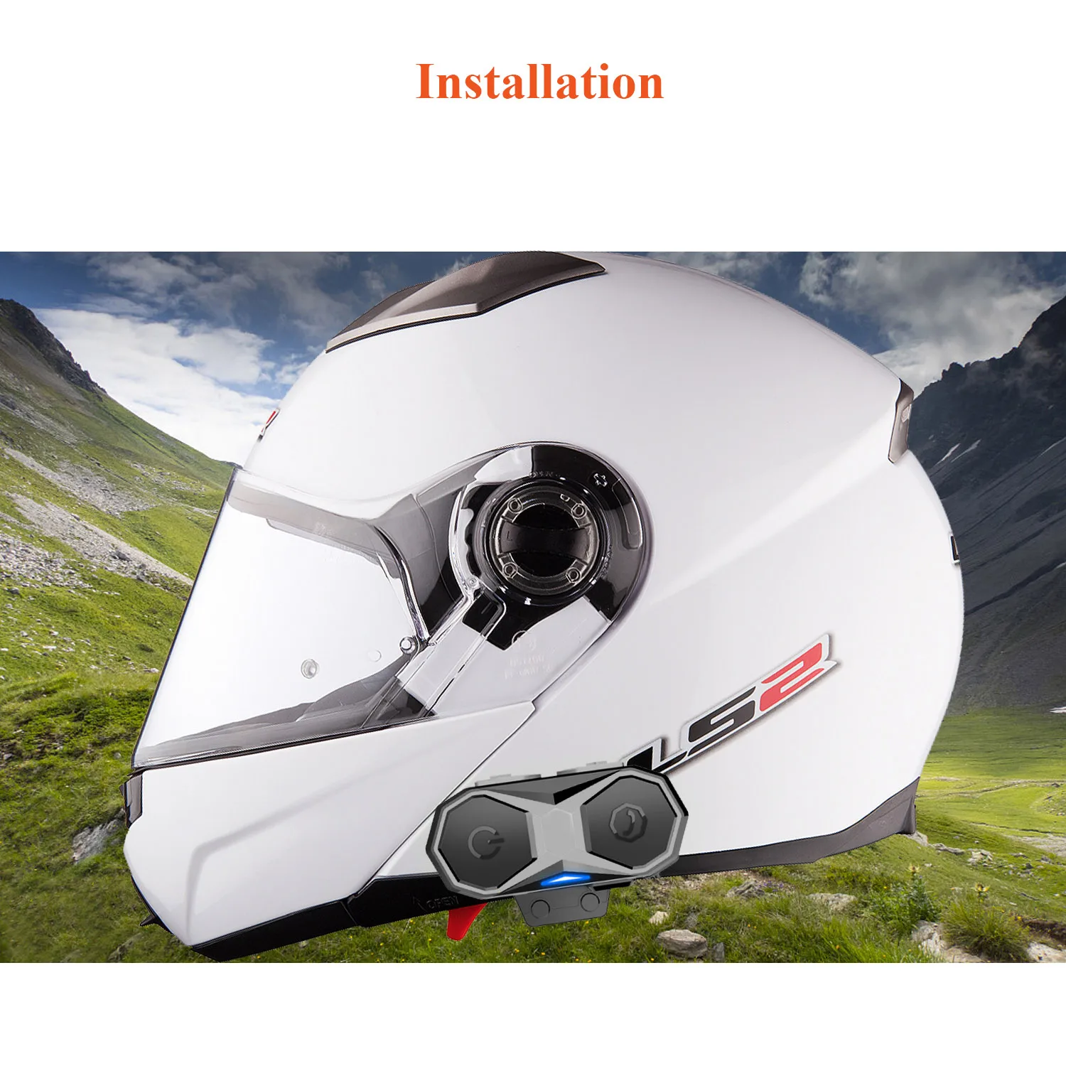 WT005 мотоцикла система внутренней связи по Bluetooth для Шлемы гарнитуры 1000 м Hands free