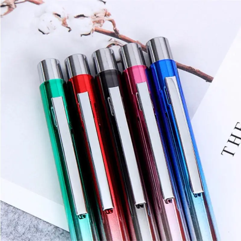 Новые творческие 0 5 серый градиент Алюминий металлический стержень Пресс Бизнес