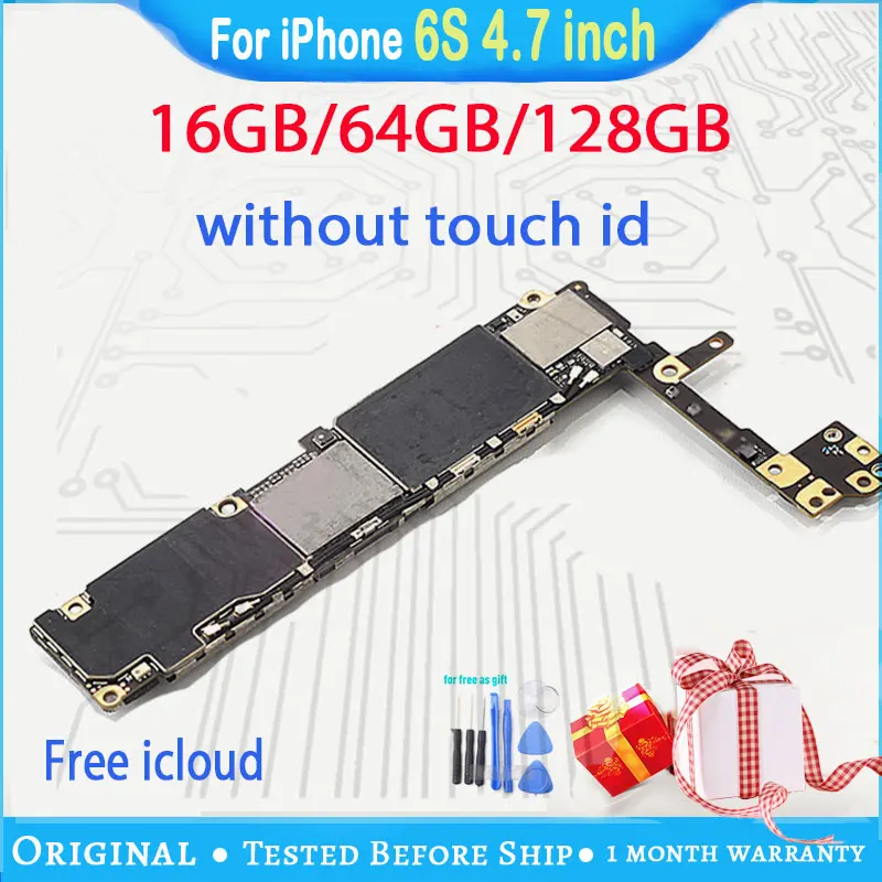 Материнская плата для iphone 6S 4 7 дюйма оригинальная разблокированная логическая 16
