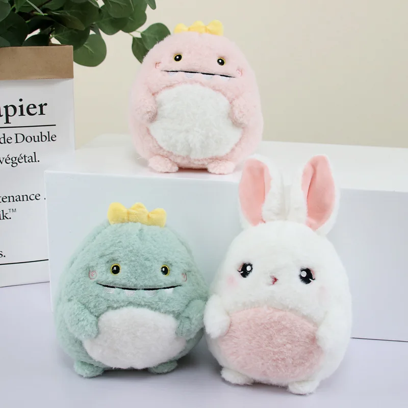 

New bamboo charcoal ball plush toy dinosaur mouse elephant doll children's gift grab doll