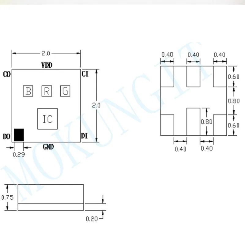 4K pack Micro LEDs APA102 2020 Smart SMD RGB 256 6A/8A LED Chip Matrix program Software Control 5V | Освещение