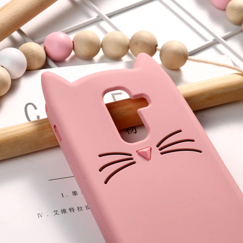 Чехол s для samsung Galaxy J4 J6 плюс J2 Pro J8 J3 J5 J7 чехол 3D чехол с рисунком кошки на samsung J2 J5 J7 Prime Funda