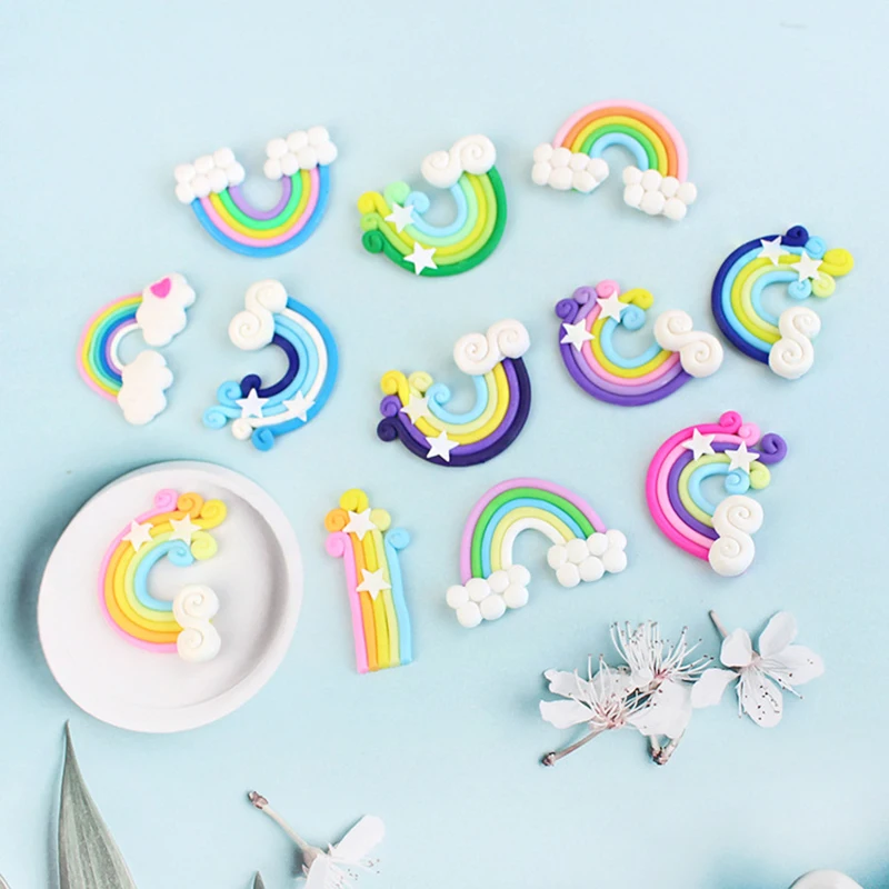 Топпер для торта в виде единорога девочки украшение на день рождения радужная