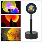 Светильник-Закат без драйвера лампы с дистанционным управлением Радужный проектор яркий фон настенный светильник