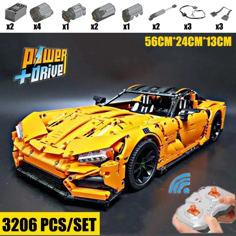MOC RC силовые функции двигателя JMT PROPA GTD подходит для Lepining Technic супергоночный