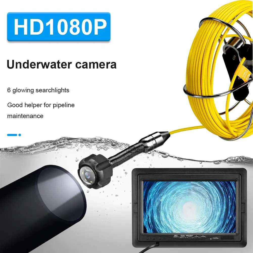 Камера для обследования канализационных труб промышленный эндоскоп дренажа