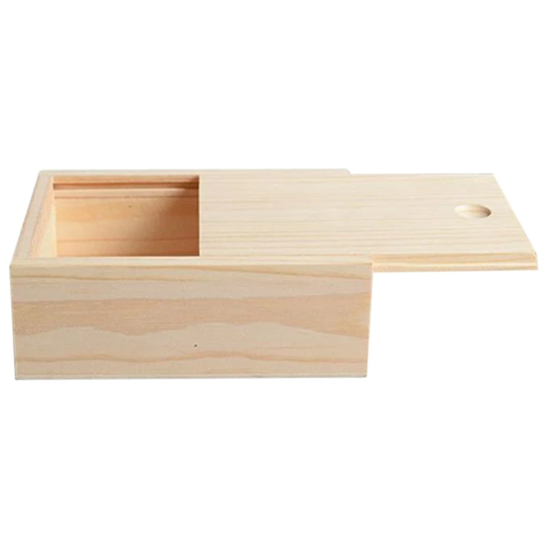 

Холст стеклянную банку с крышкой коробка деревянный ящик для хранения ювелирных изделий небольшой ящик из твердой древесины Подарочная Уп...