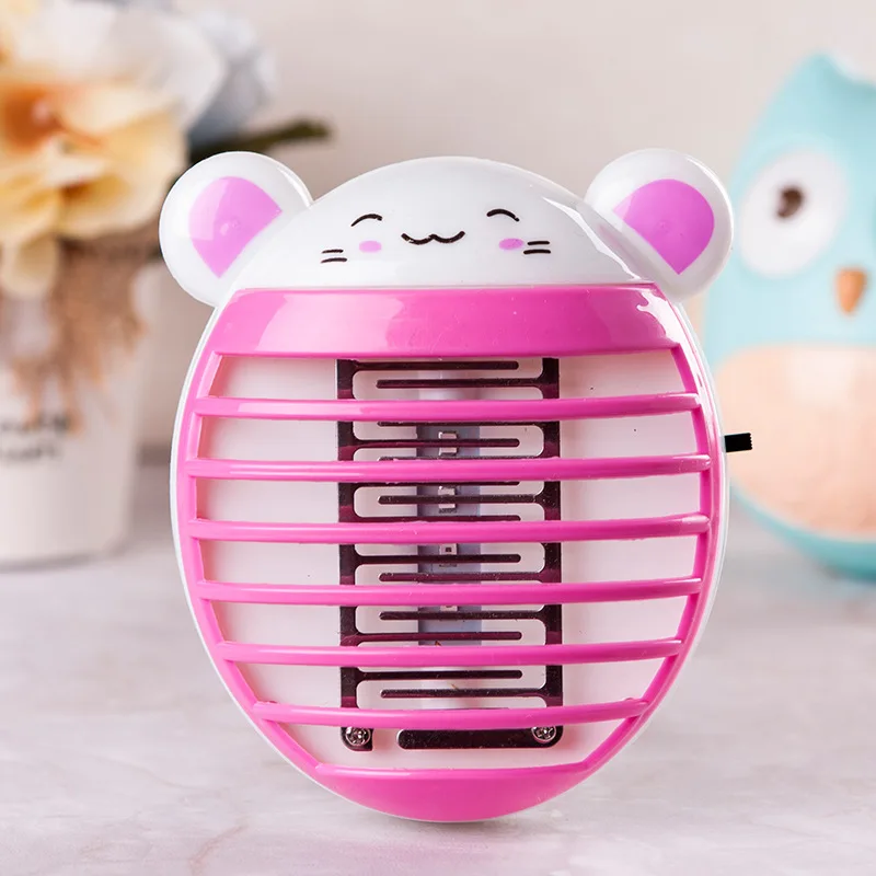 Милый Кот свинья панда Форма электрическая ловушка для комаров анти москитный