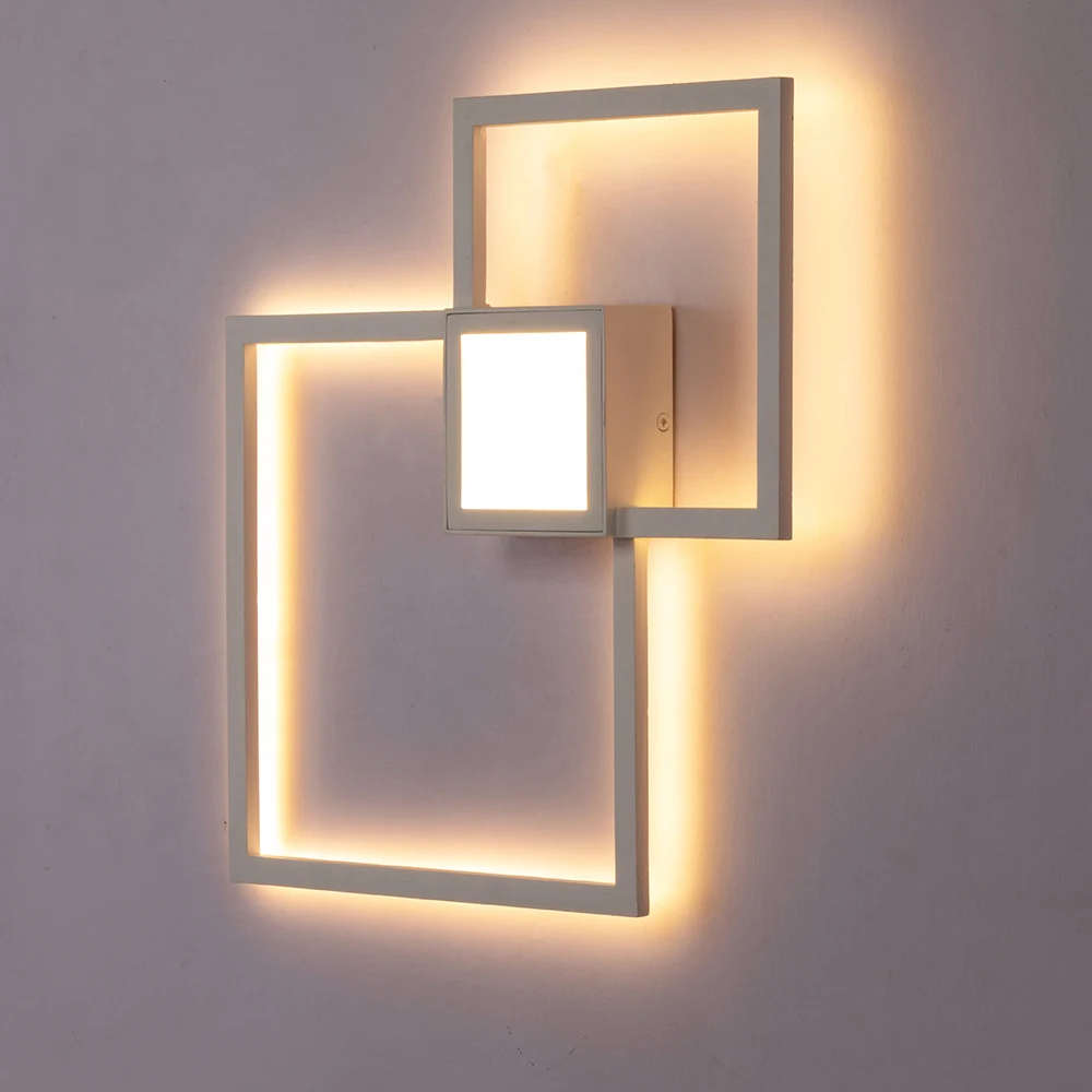 

zerouno led novelty light 20W 24W black white DIY wall mounted wall light bedroom living room loft art decoration led lamps