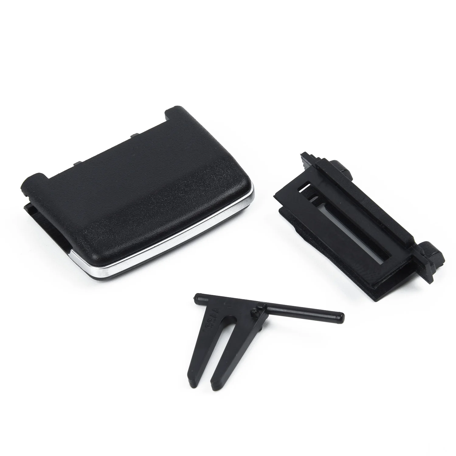 Черный ABS + PC пластиковый автомобильный передний A/C выпускной клапан