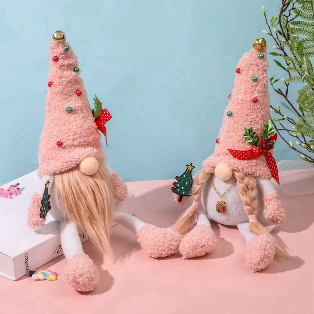 

Рождественская Кукла без лица Rudolph, Розовая кукла без лица, рождественские товары, подарок для пожилых людей, рождественский подарок