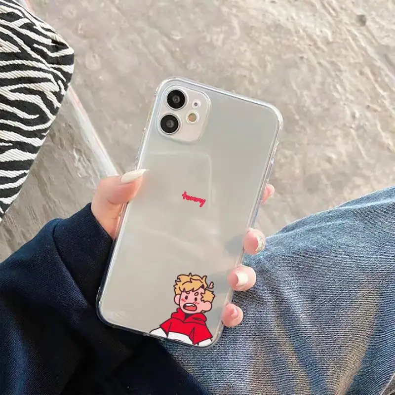 

Dream Smp Phone Cases Transparent Clear for iPhone 11 12 mini pro XS MAX 7 8 6 6S Plus X 5S SE 2020 XR
