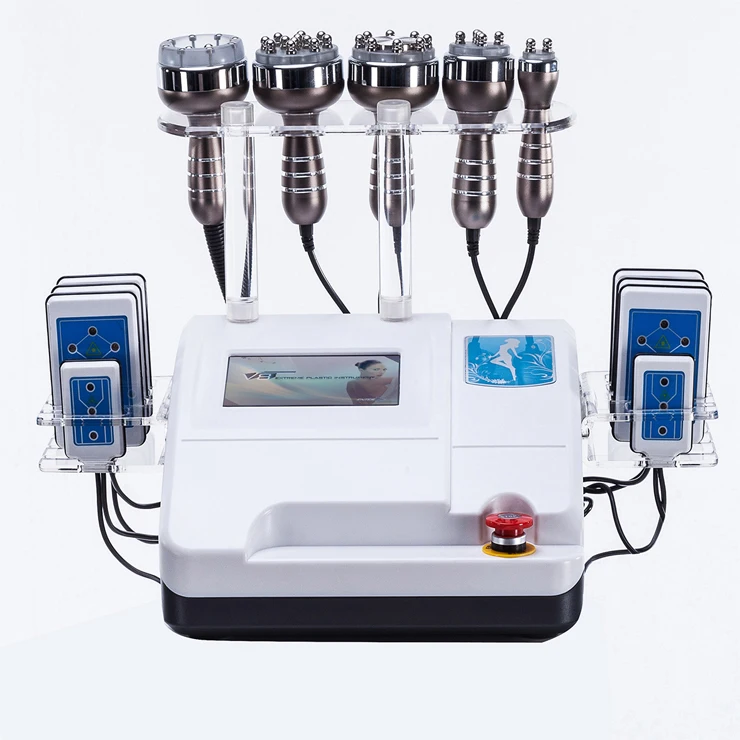 

40k ultrasonic vaccum cavitation radio frequency lipo laser sliming machine Multi-polar rf weight loss salon beauty equipment