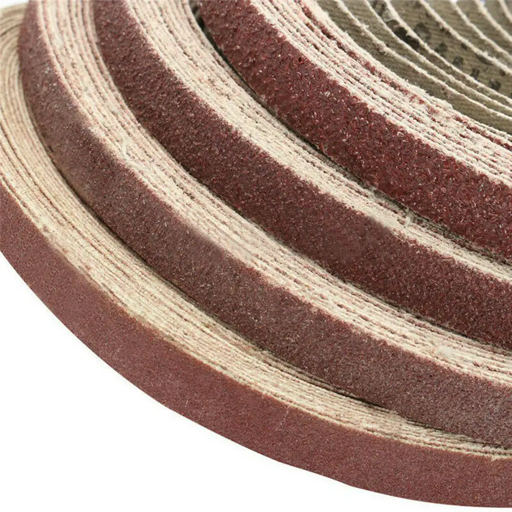 

40PCS 10 * 330mm Abrasive Belt (P40 / 60/80/120 Each 10) Sandpaper for Abrasive Belt Sander Desktop Grinder Grinding Polishing