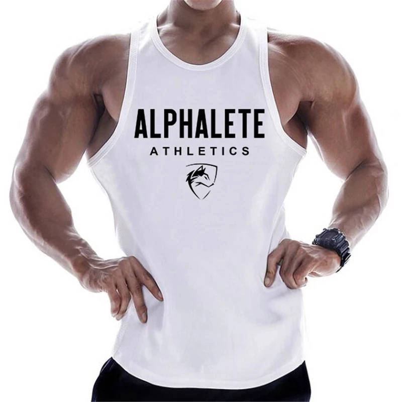 

2021 NEW Cotton Gyms Tank Tops Men Sleeveless Tank tops sport shirt Bodybuilding Clothing male Undershirt Fitness Running Vest