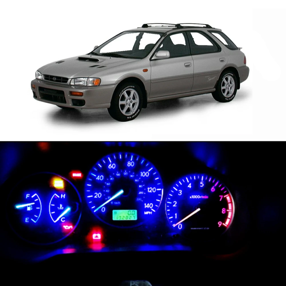 WLJH 21X светодиодный полный комплект преобразования для Subaru Impreza 1999 2001 Даш