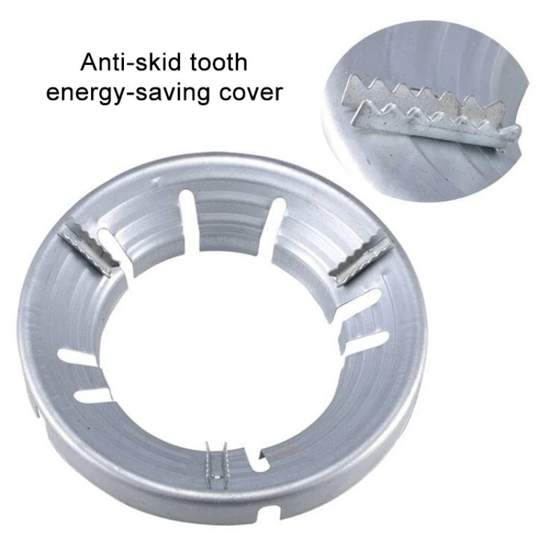 1Pcs 8-hole Fixed Gas Stove Energy Saving Cover Windproof Disk Fire Reflection Bracket Accessories Kitchen | Дом и сад