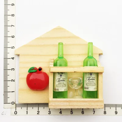 Магнитная наклейка на холодильник для домашнего декора клейкие заметки машина