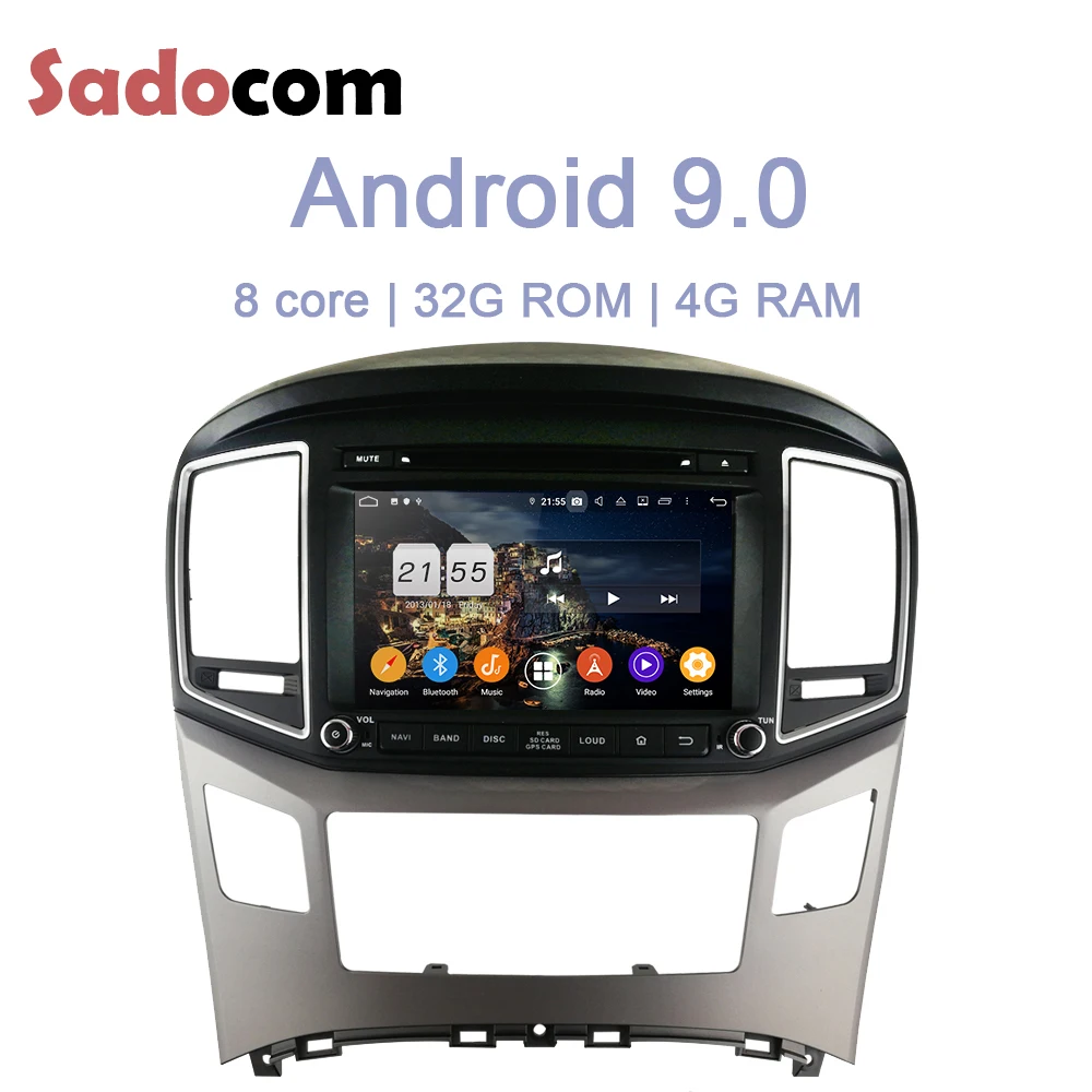 Автомобильный DVD плеер 8 &quotDSP Android 8. 0 4 Гб + 32 ядер GPS Glonass автомобильный - Фото №1