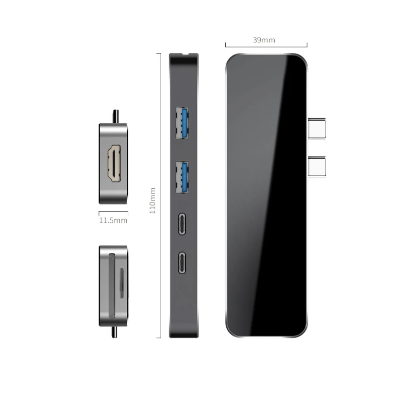 Usb-хаб C концентратор USB 3 0 совместимому с HDMI сплиттер адаптер для MacBook Pro