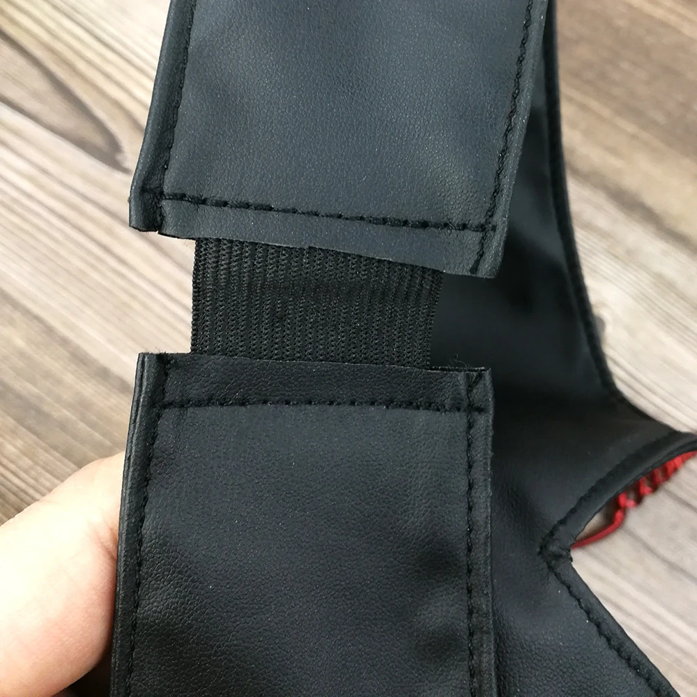 Черная полиуретановая маска для косплея по мотивам аниме | Тематическая одежда и