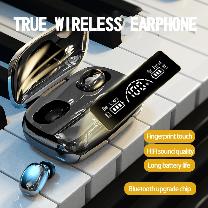 

2021 NEW T9 Bluetooth earbuds 5.0 TWS Wireless Headphons earphones Earbuds Stereo Gaming Headset With Charging Box for phone