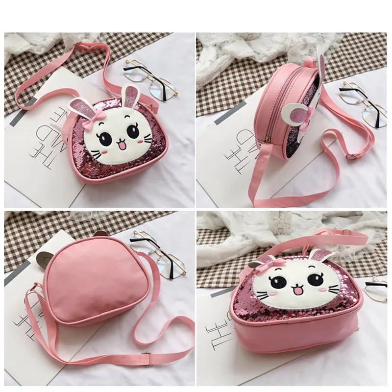 2020 мультяшная детская школьная сумка из искусственной кожи для девочек через